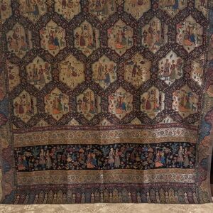 Moonlight Mughal Darbar Shawl